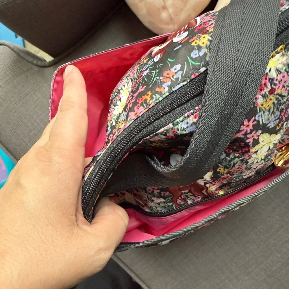 LeSportsac DISNEY Bambi print floral shoulder and crossbody bag - Picture 8 of 11